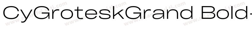 CyGroteskGrand Bold字体转换